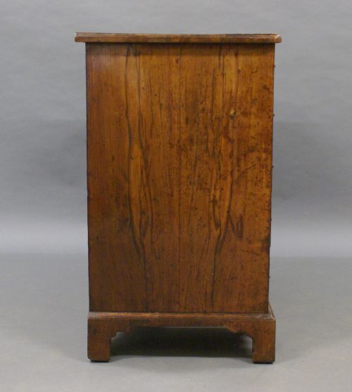 GEORGE II FIGURED WALNUT KNEEHOLE DESK - ADDITIONAL PHOTO 5