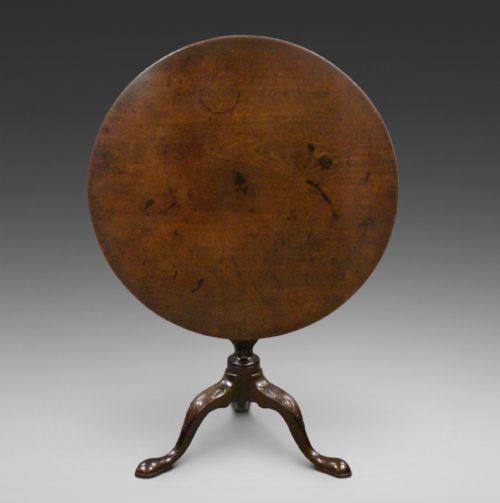 a georgian carved tripod table - CATEGORY: ANTIQUE TABLES - DATED 18TH CENTURY