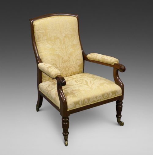 A William IV Mahogany Arm Chair