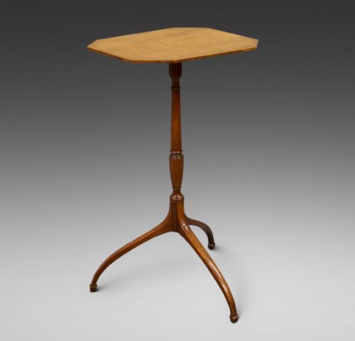 a fine regency satinwood tripod table - CATEGORY: ANTIQUE TABLES - DATED REGENCY