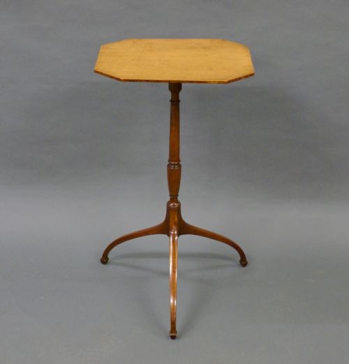 A FINE REGENCY SATINWOOD TRIPOD TABLE - ADDITIONAL PHOTO 2
