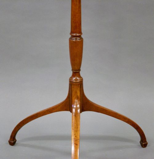 A FINE REGENCY SATINWOOD TRIPOD TABLE - ADDITIONAL PHOTO 4