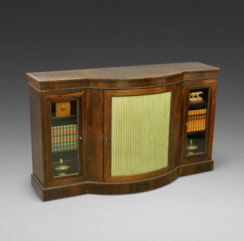 A William IV Rosewood Side Cabinet