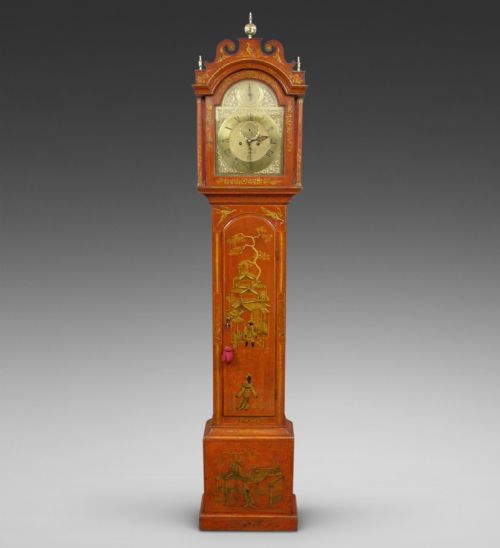 A Chinoiserie Long Case Clock by John Anns