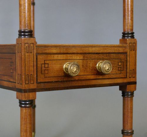 RARE REGENCY MAHOGANY CANTERBURY - ADDITIONAL PHOTO 1