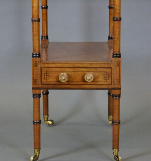 RARE REGENCY MAHOGANY CANTERBURY - ADDITIONAL PHOTO 4