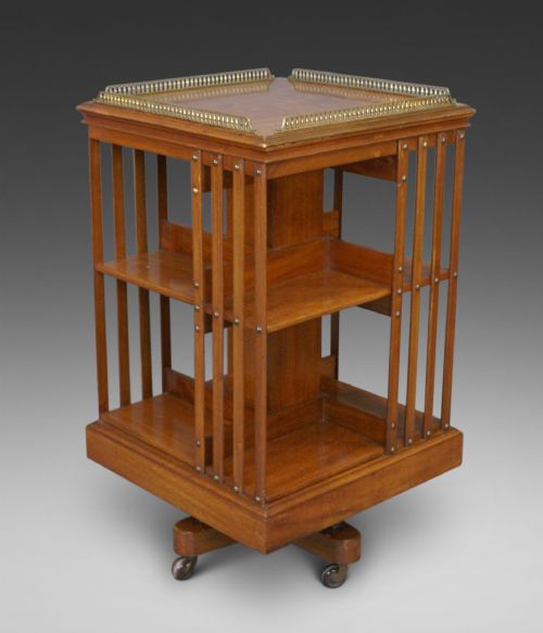 A Maples & Co Revolving Bookcase