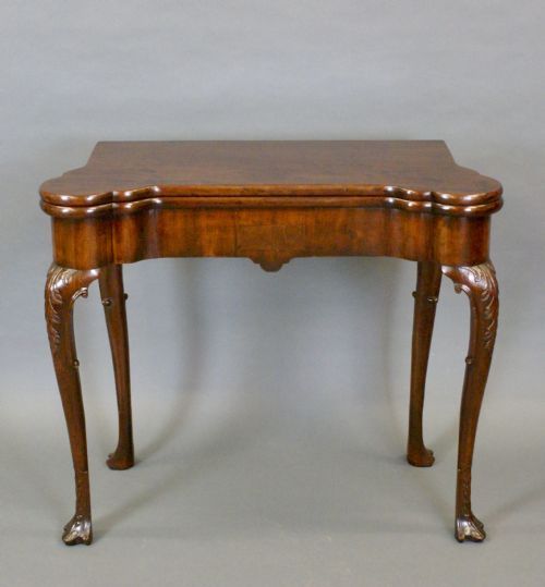 A FINE GEORGE II MAHOGANY TEA TABLE - ADDITIONAL PHOTO 2