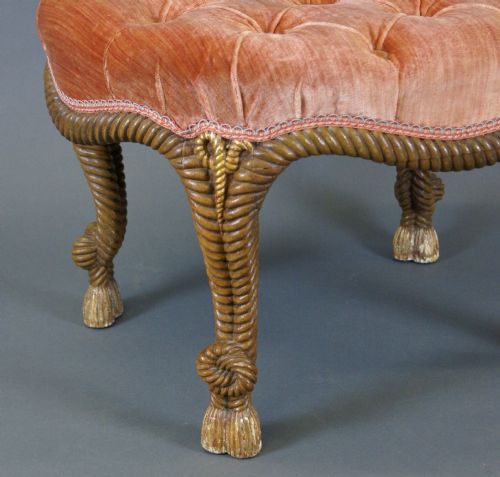 A DECORATIVE STOOL ATTRIBUTED TO AME FOURNIER - ADDITIONAL PHOTO 4