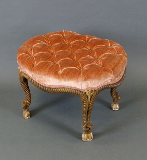 A DECORATIVE STOOL ATTRIBUTED TO AME FOURNIER - ADDITIONAL PHOTO 5