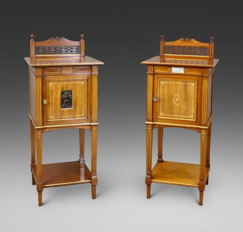 A Matched Pair of Gillows Bedside Cabinets