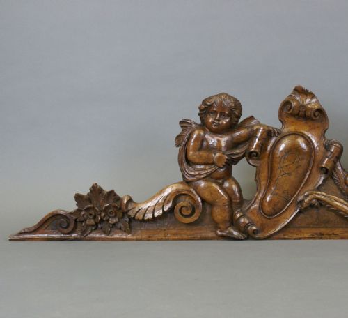 A 17TH CENTURY ITALIAN WALNUT CARVING - ADDITIONAL PHOTO 3