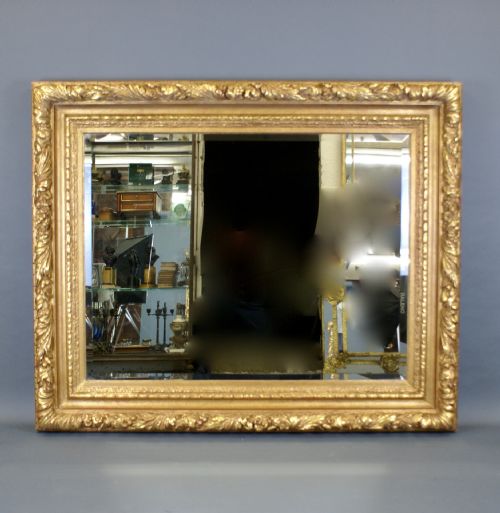 A VERY LARGE GILT FRAME WALL MIRROR - ADDITIONAL PHOTO 5