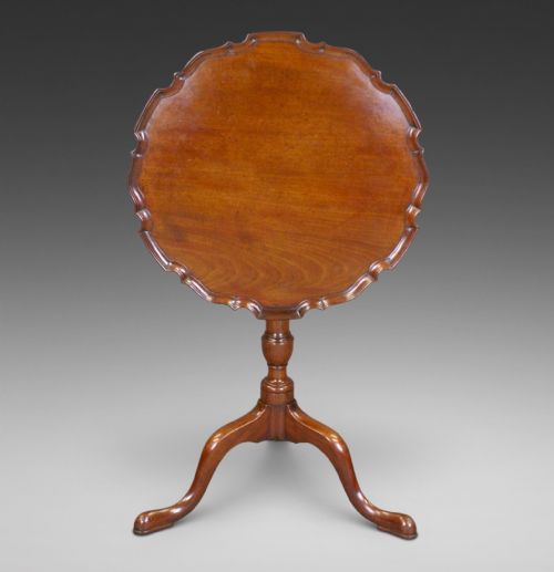 A George III Mahogany Piecrust Tripod Table