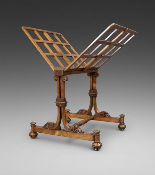 A Late Regency Period Rosewood Folio Stand