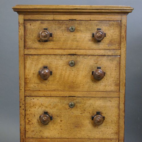 A PAIR OF WALNUT AESTHETIC MOVEMENT CHESTS - ADDITIONAL PHOTO 2