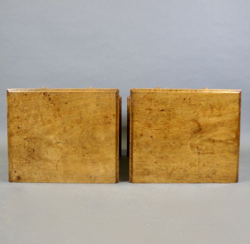 A PAIR OF WALNUT AESTHETIC MOVEMENT CHESTS - ADDITIONAL PHOTO 3
