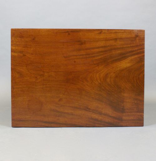 MINIATURE MAHOGANY CHEST OF DRAWERS - ADDITIONAL PHOTO 4