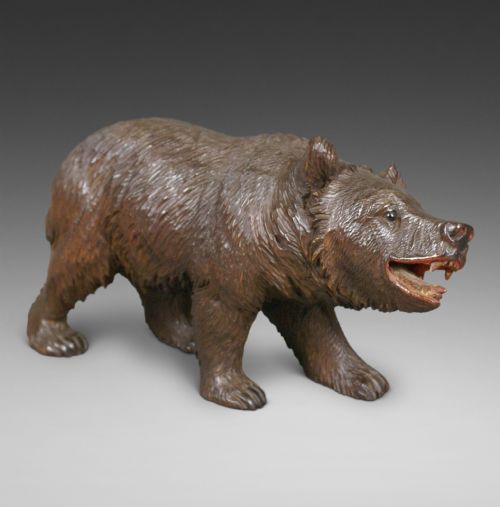 A Very Well Carved Black Forest Bear