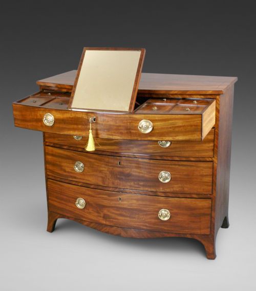 A George III Mahogany Dressing Chest