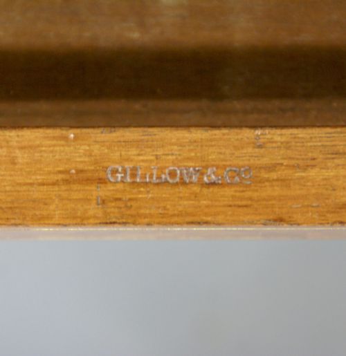 GILLOW CO BURL WALNUT LIBRARY WRITING TABLE - ADDITIONAL PHOTO 3