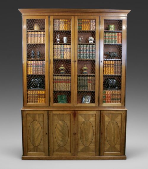George III Mahogany Library Bookcase