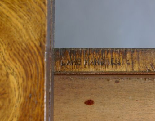 A CARD TABLE BY LAMB OF MANCHESTER - ADDITIONAL PHOTO 5