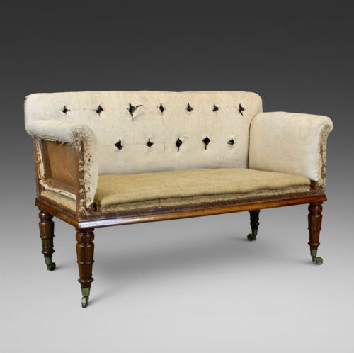 A Small William IV Rosewood Sofa