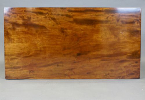A FINE QUALITY REGENCY MAHOGANY STRETCHER TABLE - ADDITIONAL PHOTO 4
