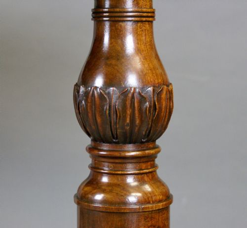 A FINE QUALITY REGENCY MAHOGANY STRETCHER TABLE - ADDITIONAL PHOTO 5