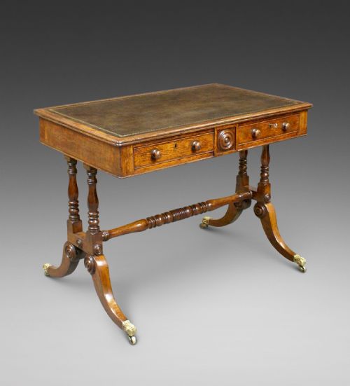 William IV Oak Writing Table