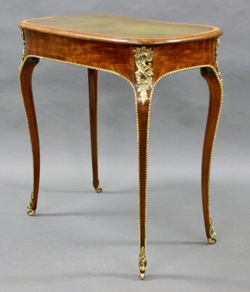 GEORGE IV SATINWOOD AND ORMOLU WRITING TABLE - ADDITIONAL PHOTO 1