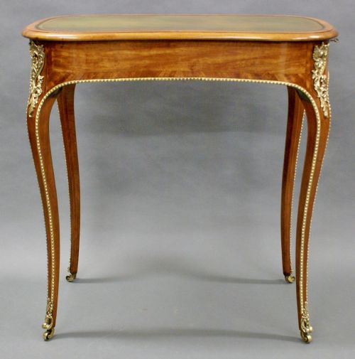 GEORGE IV SATINWOOD AND ORMOLU WRITING TABLE - ADDITIONAL PHOTO 5