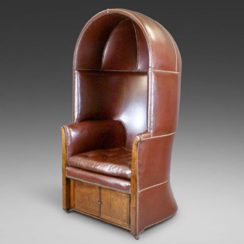 A Rare Early 19thc Hall Porters Chair