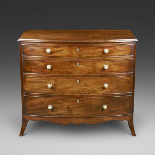 A Fine George III Bow-fronted Chest