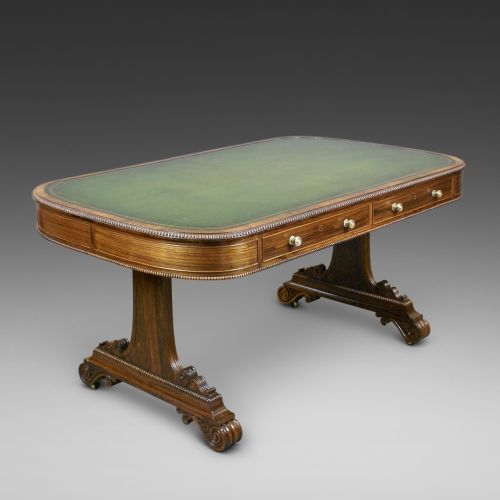 A Fine Rosewood Partners Writing Table