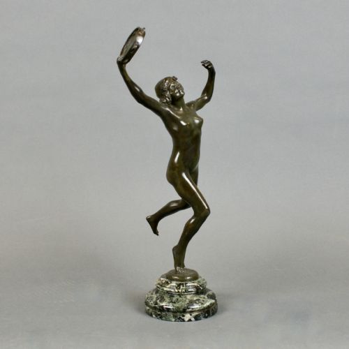 A PATINATED BRONZE BY EUGNE DSIR PIRON FRENCH 18751928 - ADDITIONAL PHOTO 2
