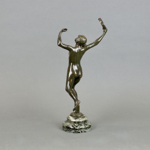 A PATINATED BRONZE BY EUGNE DSIR PIRON FRENCH 18751928 - ADDITIONAL PHOTO 3