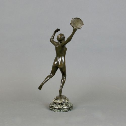 A PATINATED BRONZE BY EUGNE DSIR PIRON FRENCH 18751928 - ADDITIONAL PHOTO 4