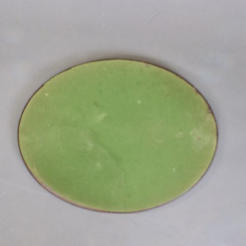 A HIGHLY UNUSUAL MINIATURE INLAID OVAL TRAY - ADDITIONAL PHOTO 3