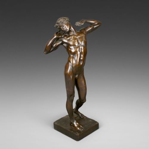 A Cast of 'The Sluggard' by Frederic Lord Leighton (1830-1896)