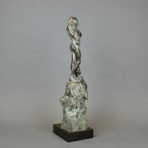 A BRONZE STATUE BY ELIZABETH ANNA CLAPP - ADDITIONAL PHOTO 1
