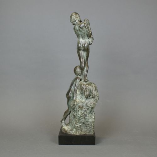 A BRONZE STATUE BY ELIZABETH ANNA CLAPP - ADDITIONAL PHOTO 3
