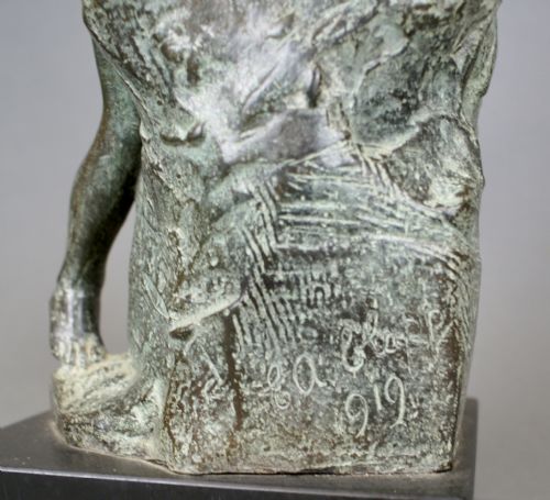 A BRONZE STATUE BY ELIZABETH ANNA CLAPP - ADDITIONAL PHOTO 4