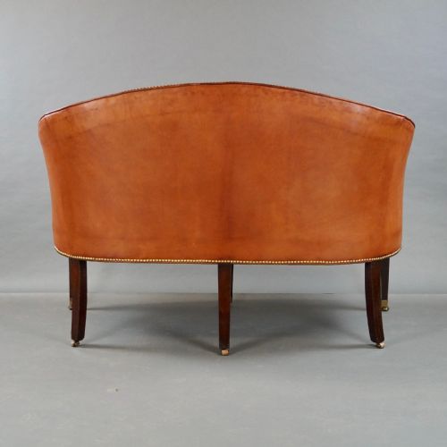 A RARE 18THC HEPPLEWHITE PERIOD MAHOGANY SOFA - ADDITIONAL PHOTO 6