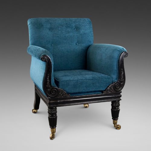 A Regency Ebonsied Arm Chair