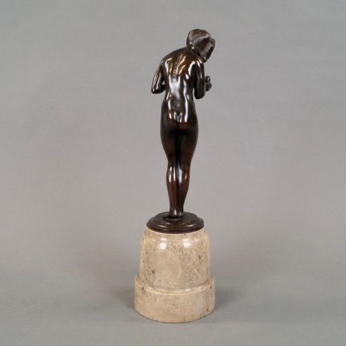 A BRONZE FIGURE TITLED THE FROG PRINCE - ADDITIONAL PHOTO 2