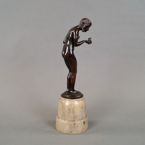 A BRONZE FIGURE TITLED THE FROG PRINCE - ADDITIONAL PHOTO 3