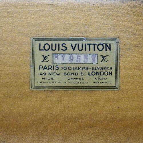 A RARE LOUIS VUITTON GEORGE V QUEEN MARY 25 YEAR ANNIVERSARY TRUNK - ADDITIONAL PHOTO 6