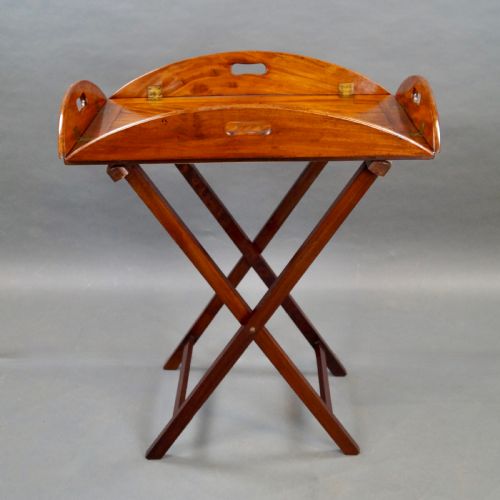 BUTLERS TRAY ON FOLDING STAND - ADDITIONAL PHOTO 2